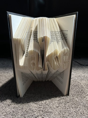 Lake folded book - folded,