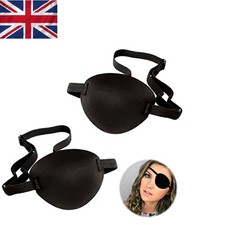 Black amblyopia eye - black, set