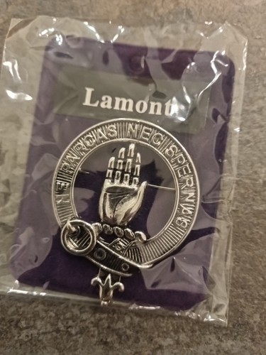 Silver tone scottish clan - silver,