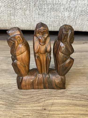 Vintage wooden wise - 3,