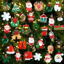 30 Pack Mini Resin Christmas