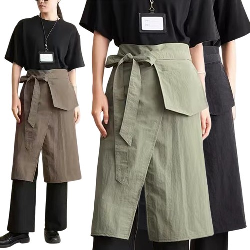 Japanese style half body apron - style,