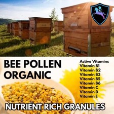 BEE Pollen Organic Granules Multi Vitamins 50g - kg 1 Kilos Unprocessed