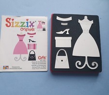 SIZZIX ORIGINAL Large Red Die Dress Bag Box Shoe Craft Scrapbook Cards
