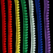 1 Meter Pom Pom Lace Trim Ball 5mm MINI Pompom Fringe Ribbon Sewing Lace