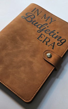 A5 Budget Binder/Planner - Personalised Suede with savings challenges and wallet