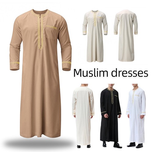 Men slam arab thobe robe - men,