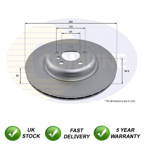 Brake disc rear sjr fits - fits, bmw