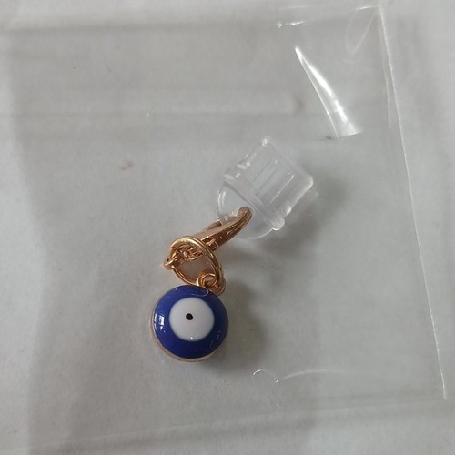 Blue white evil eye dust - blue,