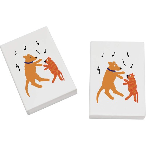 Dancing dog and cat - x,