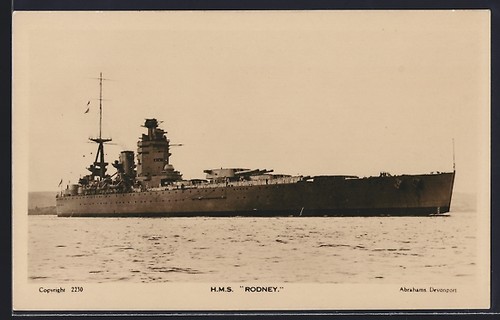Warship hms rodney - warship,