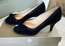 Peter Kaiser Navy Suede Sz 4