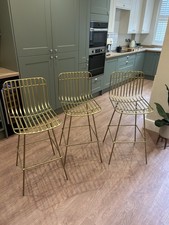 3 Rockett St George Midas Gold Bar Stools