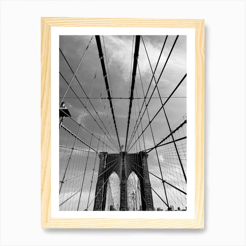 Brooklyn bridge art print - brooklyn,