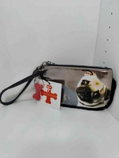Fuzzy Nation Pug Wristlet Coin