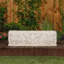 Large Wildflower design White