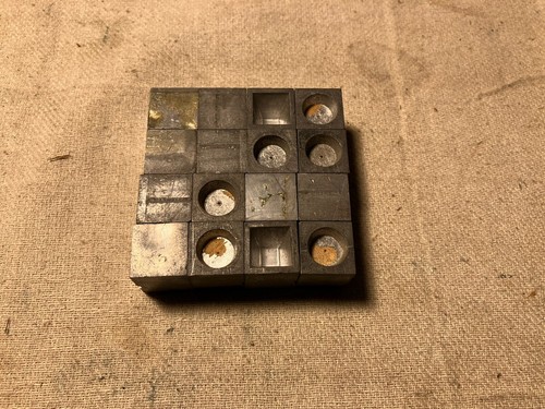 Point metal letterpress - 48,