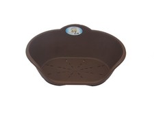HEAVY DUTY PLASTIC BROWN PET BED DOG CAT BEDS BASKET FOR CATS & DOGS PETS