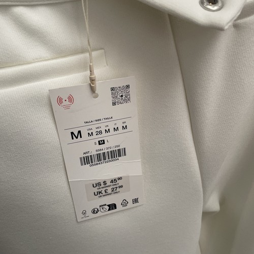 Zara white flare - zara,