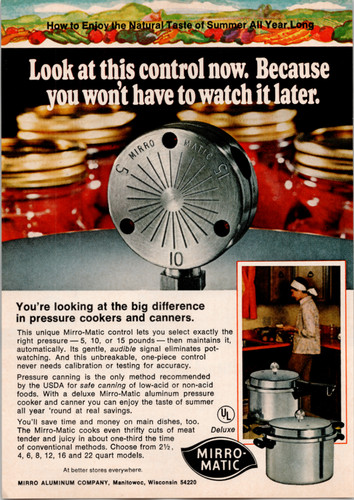 Mirro matic pressure - mirro-matic, cooker