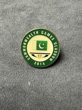 Pakistan Team NOC Pin Badge – Commonwealth Games 2014 Glasgow RARE Enamel