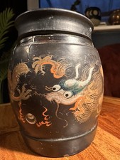 Antique Chinese Lacquer Dragon