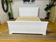 Cotswold CHANTILLY  Cool White 5ft Kingsize Bed Rrp £649