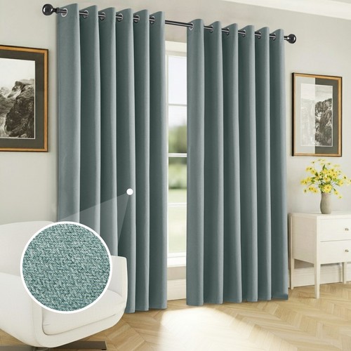 100 blackout eyelet curtains - 100%,