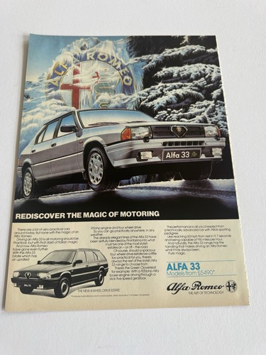 Original 1984 alfa - alfa,