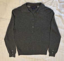 Women’s Brooks Brothers Grey Wool Blend Jumper No Tags Never Worn Size XXL