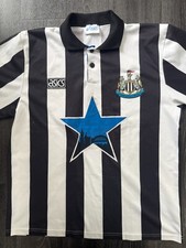 Original Authentic Asics Newcastle United 1993/1994 Home Shirt Mens Large
