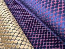 ART DECO spot VELVET fabric
