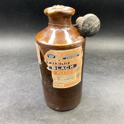 Stephens ink bottle brown - stephens,