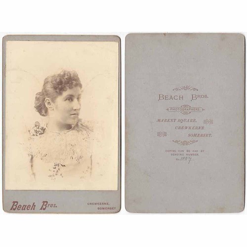 Cabinet card photograph - cabinet,