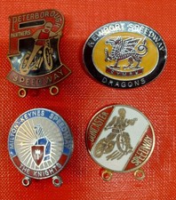 Vintage enamel badges