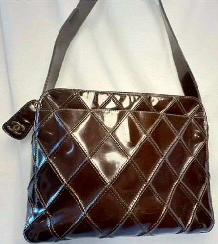 Chanel patent quilted camera - chanel,