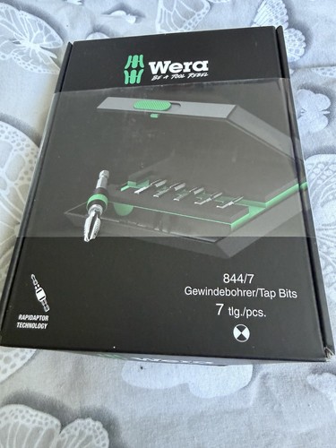 Wera 844 taps bit set - wera,