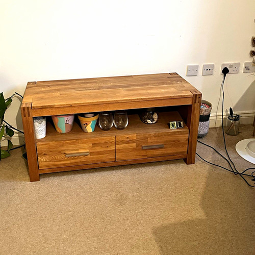 Solid oak stand modern 2 - modern,,