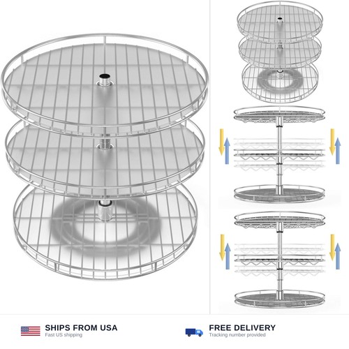 Tier lazy susan large shelf - tier,