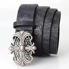 Black Y2K Bohemian Style Cross