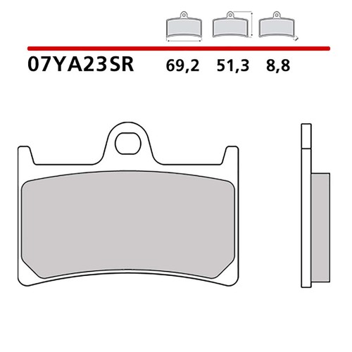 Brembo front brake pads - brake,