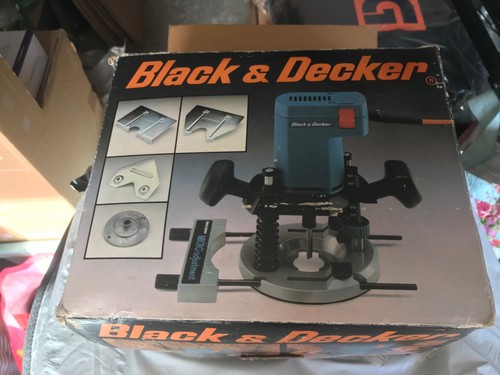 Black and decor router - and,