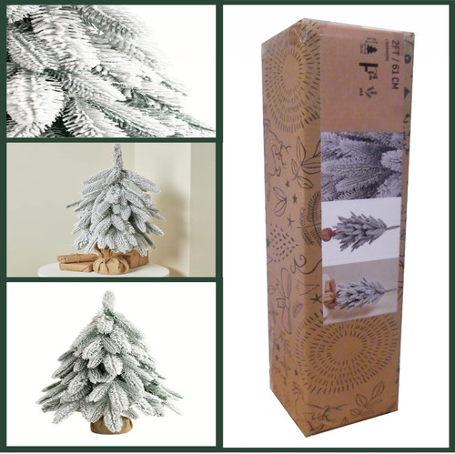 Artificial frosted christmas - frosted,