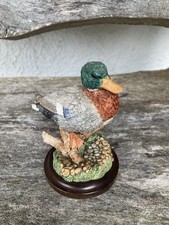 Country Artist Mallard Duck Figurine