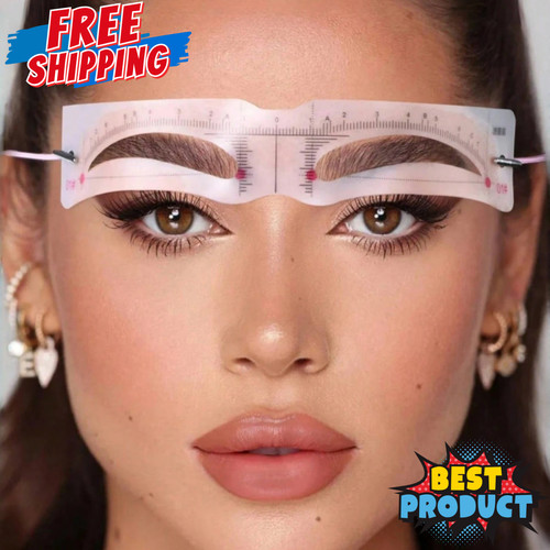 6pcs reusable eyebrow stencil - reusable,