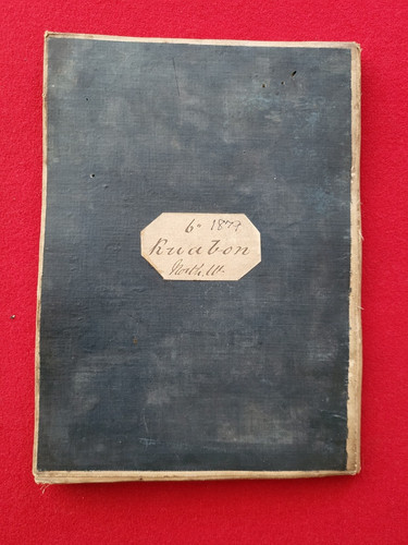 Early map ruabon - os,