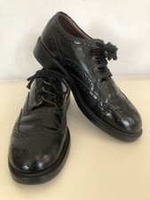 Thistle Shoes Black Leather