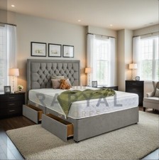 PLUSH DIVAN BED SET WITH LUX