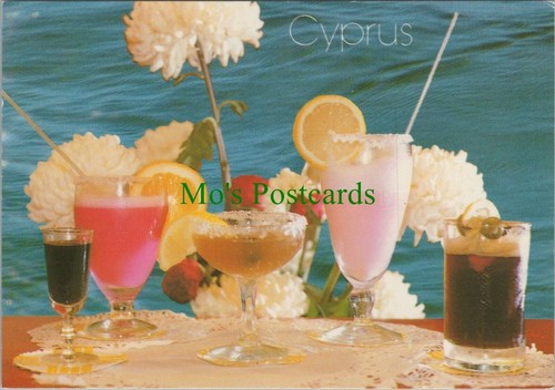 Food drink postcard cyprus - &,