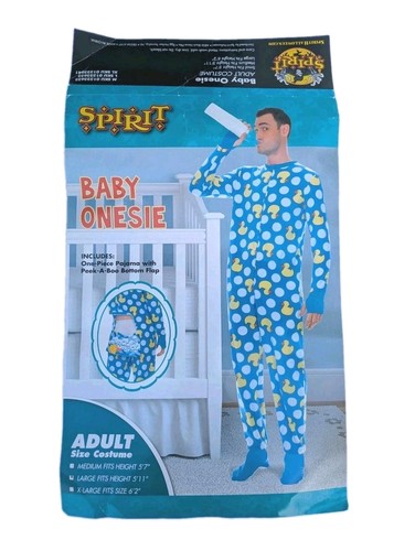New large adult costume blue - large,